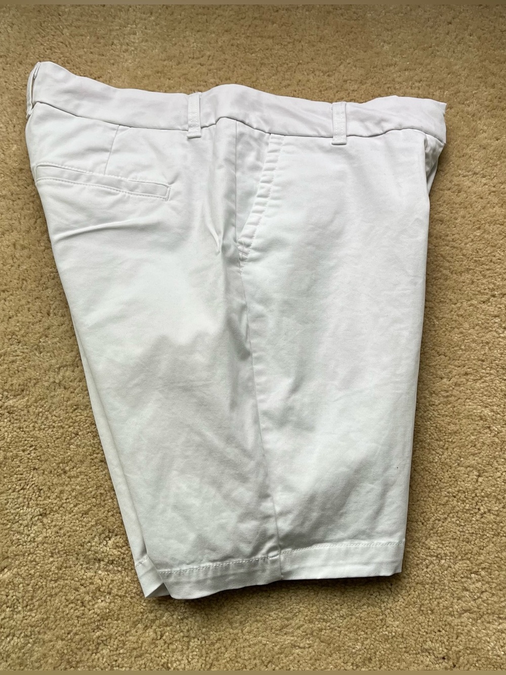 Crown & Ivy Women’s White Caroline Chino Shorts - Size 10 - VGUC - Stretch - Picture 6 of 8